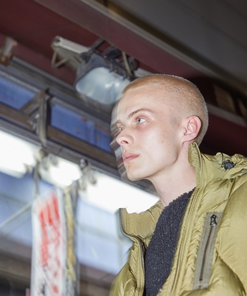 NUMBER (N)INE（ナンバーナイン）の「NUMBER (N)INE/ナンバーナイン DIAMOND QUILTED STAND DOWN JACKET（ダウンジャケット/コート・メンズ・ライトオリーブ/ブラック/ブルー系・3/2/4）」の18枚目の写真