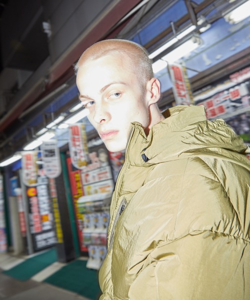 NUMBER (N)INE（ナンバーナイン）の「NUMBER (N)INE/ナンバーナイン DIAMOND QUILTED STAND DOWN JACKET（ダウンジャケット/コート・メンズ・ライトオリーブ/ブラック/ブルー系・3/2/4）」の21枚目の写真