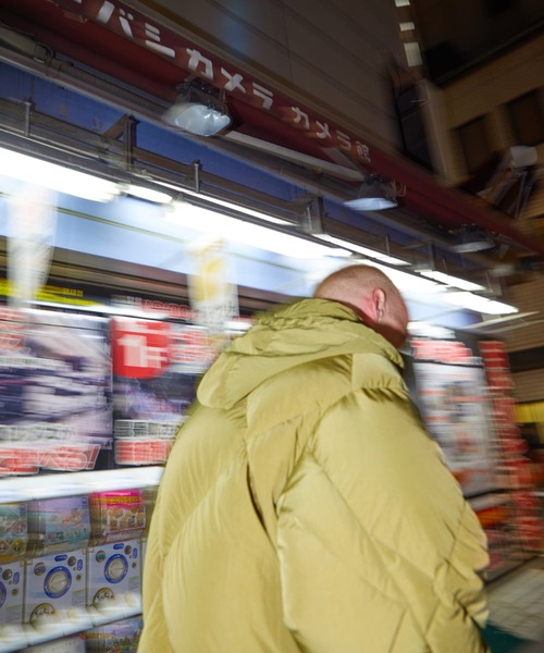 NUMBER (N)INE（ナンバーナイン）の「NUMBER (N)INE/ナンバーナイン DIAMOND QUILTED STAND DOWN JACKET（ダウンジャケット/コート・メンズ・ライトオリーブ/ブラック/ブルー系・3/2/4）」の22枚目の写真