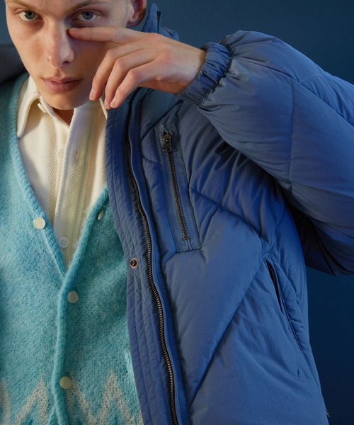 NUMBER (N)INE（ナンバーナイン）の「NUMBER (N)INE/ナンバーナイン DIAMOND QUILTED STAND DOWN JACKET（ダウンジャケット/コート・メンズ・ライトオリーブ/ブラック/ブルー系・3/2/4）」の13枚目の写真