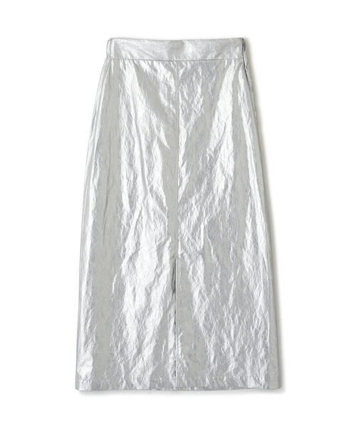 FREE'S MART(フリーズマート)の「◆箔プリントナロースカート(スカート・レディース・シルバー/ブラック・MEDIUM/SMALL)」の10枚目の写真