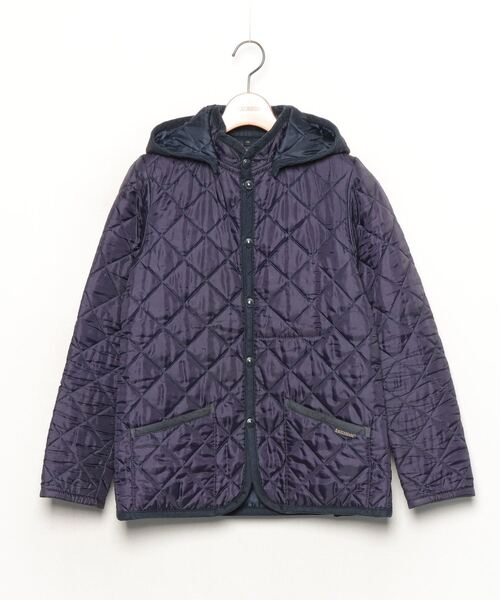 LAVENHAM すごく ラベンハム キルティングコート 40 パープル 紫 