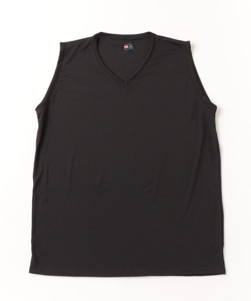 HANES（ヘインズ）の「【Hanes/ヘインズ】メンズ 大きいサイズ【2枚組】X-TEMP VネックスリーブレスTシャツ（その他アンダーウェア/インナー・メンズ・ホワイト/ブラック・XXX-LARGE/XX-LARGE）」の8枚目の写真