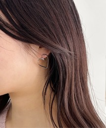 Heather | オープンハートピアス　100513(ピアス（両耳用）)