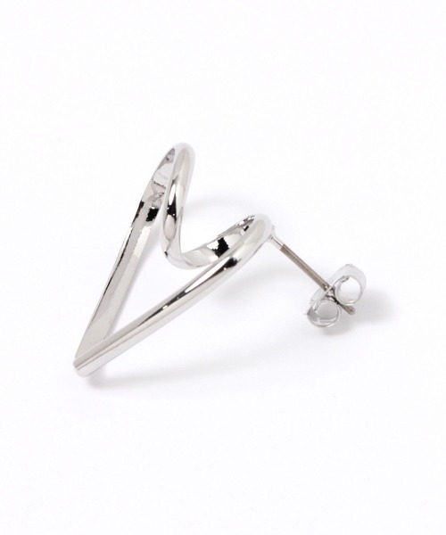 Heather（ヘザー）の「オープンハートピアス　100513（ピアス（両耳用）・レディース・シルバー/ゴールド・ONE SIZE）」の4枚目の写真