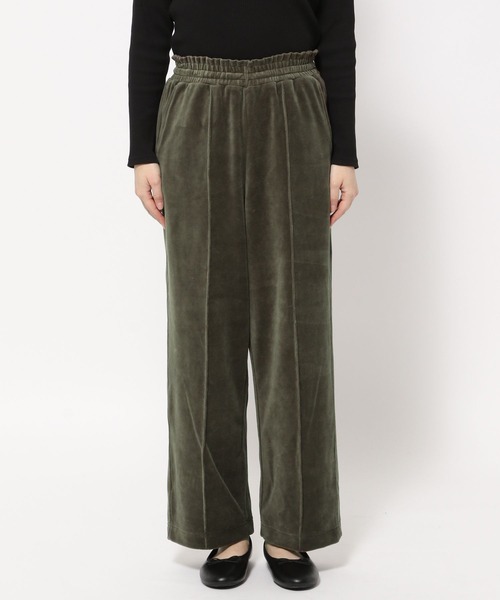 LOWRYS FARM（ローリーズファーム）の「リラックスベロアパンツ　 995988（その他パンツ・レディース・アイボリー/ブラック/チャコールグレー/ブルー・FREE）」の6枚目の写真