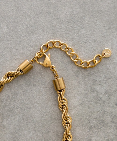 ear PAPILLONNER(イアパピヨネ)の「《アレルギー対応/ステンレス》ロープチェーンネックレス(ネックレス・レディース・ゴールド/シルバー・FREE)」の9枚目の写真