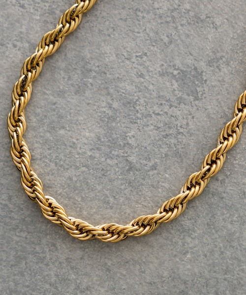 ear PAPILLONNER(イアパピヨネ)の「《アレルギー対応/ステンレス》ロープチェーンネックレス(ネックレス・レディース・ゴールド/シルバー・FREE)」の10枚目の写真