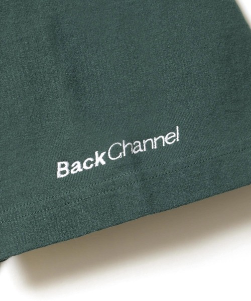Back Channel(バックチャンネル)の「LABEL TEE(Tシャツ/カットソー・メンズ・ブラック/グリーン/ホワイト・XX-LARGE/X-LARGE/LARGE/MEDIUM)」の10枚目の写真