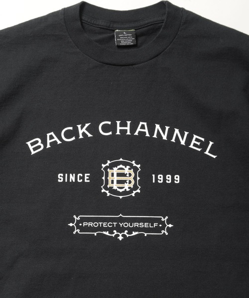 Back Channel(バックチャンネル)の「LABEL TEE(Tシャツ/カットソー・メンズ・ブラック/グリーン/ホワイト・XX-LARGE/X-LARGE/LARGE/MEDIUM)」の6枚目の写真