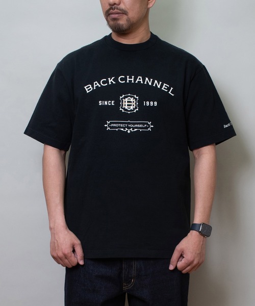 Back Channel(バックチャンネル)の「LABEL TEE(Tシャツ/カットソー・メンズ・ブラック/グリーン/ホワイト・XX-LARGE/X-LARGE/LARGE/MEDIUM)」の8枚目の写真