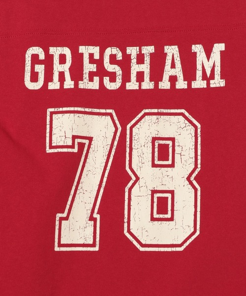 LOWRYS FARM（ローリーズファーム）の「ナンバリングTシャツ 107459（Tシャツ/カットソー・レディース・レッド/チャコールグレー/アイボリー・FREE）」の16枚目の写真