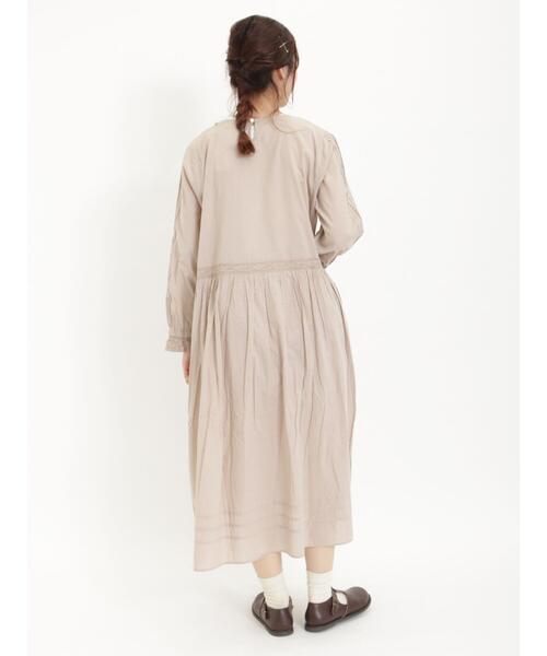 Samansa Mos2（サマンサ モスモス）の「レース切替ワンピース（ワンピース・レディース・ベージュ/オフホワイト/ブラック・F）」の15枚目の写真