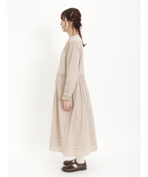 Samansa Mos2（サマンサ モスモス）の「レース切替ワンピース（ワンピース・レディース・ベージュ/オフホワイト/ブラック・F）」の19枚目の写真