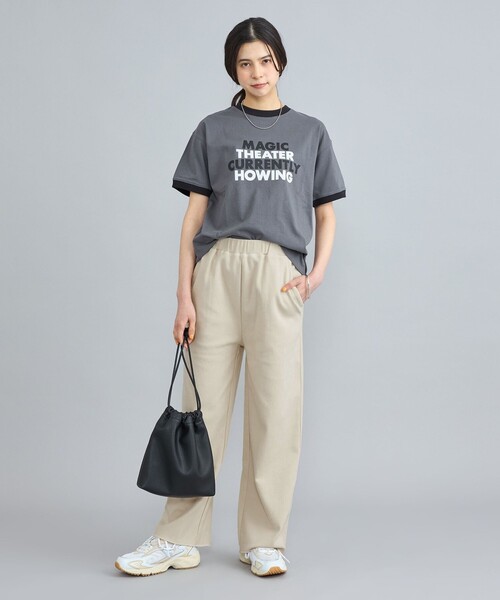 coen(コーエン)の「ワイドリブイージーパンツ(その他パンツ・レディース・ブラック/ナチュラル/オレンジ系その他/ケリーグリーン・M/L)」の18枚目の写真