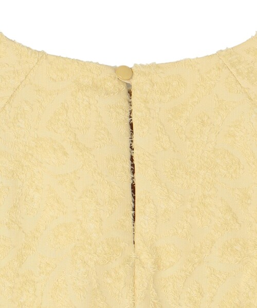 UNFILO(アンフィーロ)の「カットジャガードブラウス(シャツ/ブラウス・レディース・ホワイト系/ライトイエロー系・SMALL/MEDIUM)」の14枚目の写真