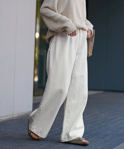FRAMeWORK(フレームワーク)の「5PKT ワイドパンツ(その他パンツ・レディース・ホワイト・36/38/40)」の22枚目の写真