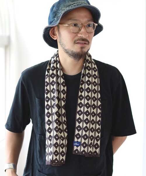BEAMS JAPAN(ビームス ジャパン)の「CHAORAS / スポーツ 手ぬぐい 其の二(バンダナ/スカーフ・メンズ・インディゴブルー/オフホワイト/ブラック/ブラウン/ピンク/レッド/グリーン・ONE SIZE)」の15枚目の写真