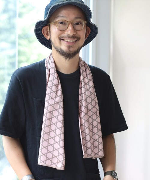 BEAMS JAPAN(ビームス ジャパン)の「CHAORAS / スポーツ 手ぬぐい 其の二(バンダナ/スカーフ・メンズ・インディゴブルー/オフホワイト/ブラック/ブラウン/ピンク/レッド/グリーン・ONE SIZE)」の20枚目の写真