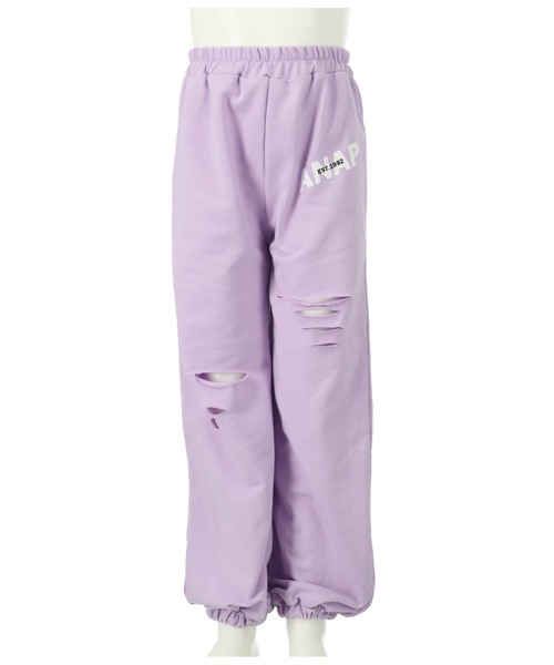 ANAP kids(アナップキッズ)の「ミニ裏毛ロングジョガーパンツ(その他パンツ・キッズ・ブラック/グレー/ラベンダー・110cm/120cm/130cm)」の22枚目の写真