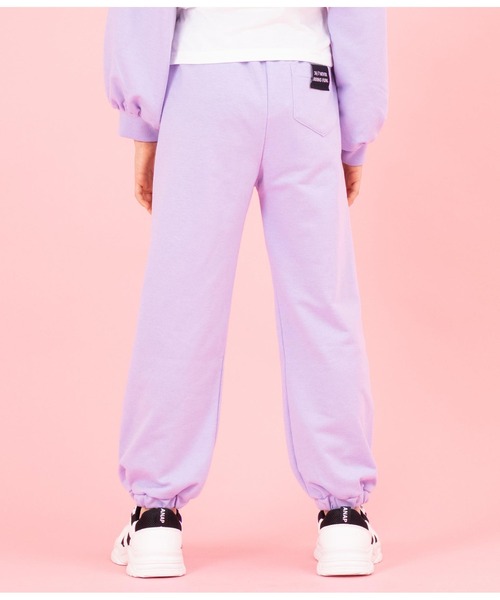 ANAP kids(アナップキッズ)の「ミニ裏毛ロングジョガーパンツ(その他パンツ・キッズ・ブラック/グレー/ラベンダー・110cm/120cm/130cm)」の16枚目の写真