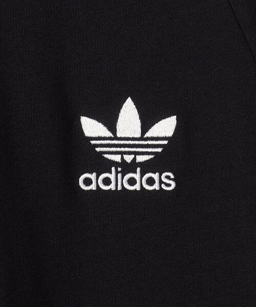 FREAK'S STORE(フリークスストア)の「限定展開 adidas/アディダス 3-STRIPES TEE / スリーストライプスTシャツ / BVB48-IA4845 / BVB48-IA4846(Tシャツ/カットソー・メンズ・ブラック/ホワイト・MEDIUM/LARGE/X-LARGE/XX-LARGE)」の5枚目の写真