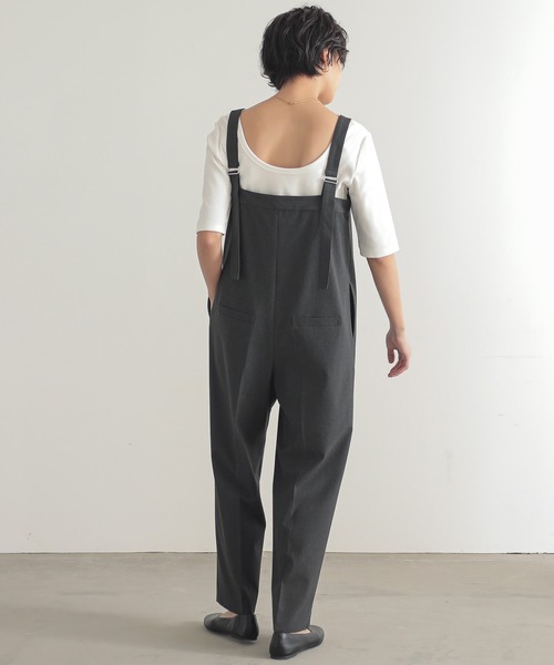 低身長/高身長向けサイズ有]サロペットパンツ【サスティナブル