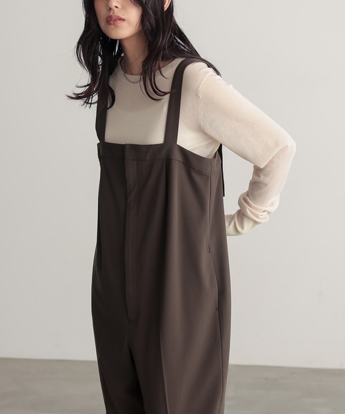 for/c（フォーシー）の「[低身長/高身長向けサイズ有]サロペット