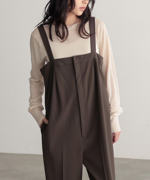 for/c（フォーシー）の「[低身長/高身長向けサイズ有]サロペット