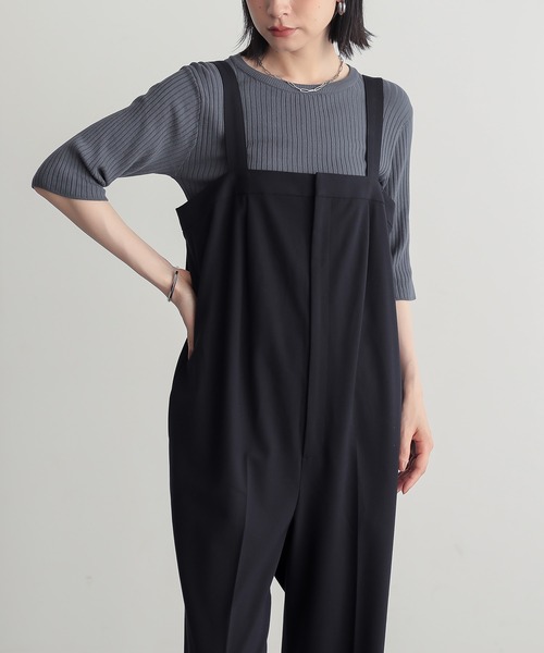 低身長/高身長向けサイズ有]サロペットパンツ【サスティナブル