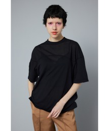 HeRIN.CYE | Sheer half sleeve Tshirt シアーハーフスリーブTシャツ(テーラードジャケット)