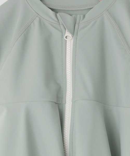 LOWRYS FARM（ローリーズファーム）の「ラッシュガードG　 105955（水着・キッズ・グリーン/チャコールグレー/ピンク・110cm/120cm/130cm/140cm/150cm）」の9枚目の写真