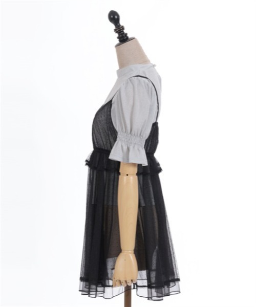 axes femme POETIQUE（アクシーズファムポエティック）の「キャミソール付ラメカットプルオーバー（Tシャツ/カットソー・レディース・ピンク/グレー/サックスブルー・MEDIUM）」の16枚目の写真