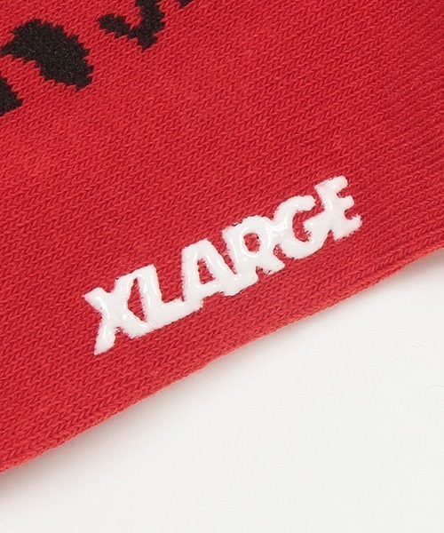 XLARGE KIDS（エクストララージキッズ）の「アニマル柄ソックス（ソックス/靴下・キッズ・レッド/ベージュ/イエロー・13-15cm/15-17cm/17-19cm/19-21cm）」の7枚目の写真