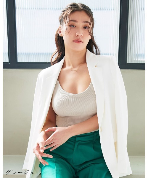 RADIANNE（ラディアンヌ）の「【肉感拾わない着圧設計】オールインワンブラトップ スパゲッティキャミソール/【キャミソール】（キャミソール・レディース・ダークグレー/ブラック/グレー系その他/スモークピンク/カーキ/ブルー・M/S/L/XL）」の19枚目の写真