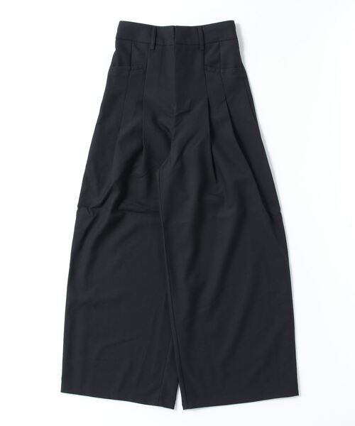 byYOUANCE（バイユアンス）の「ポケット切り替えタックスラックスパンツ（スラックス・レディース・ブラック/グレー・SMALL/MEDIUM）」の16枚目の写真