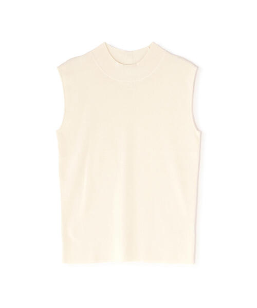 N.（N. Natural Beauty Basic）（エヌエヌナチュラルビューティーベーシック）の「◆総針ボトルネックノースリーブニット（Tシャツ/カットソー・レディース・ブルー/ブラック/オフホワイト/オレンジ・MEDIUM）」の16枚目の写真