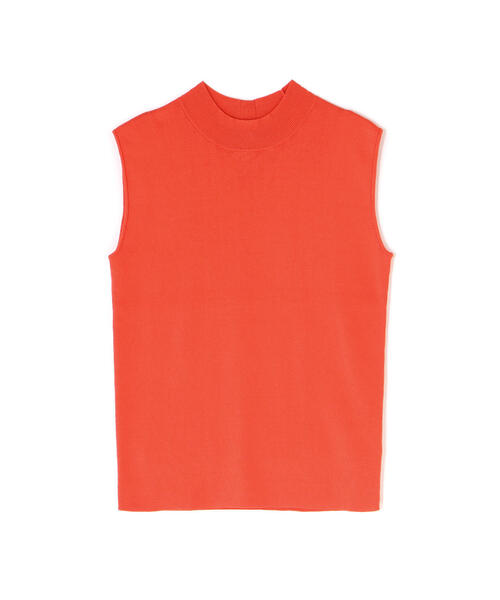 N.（N. Natural Beauty Basic）（エヌエヌナチュラルビューティーベーシック）の「◆総針ボトルネックノースリーブニット（Tシャツ/カットソー・レディース・ブルー/ブラック/オフホワイト/オレンジ・MEDIUM）」の11枚目の写真