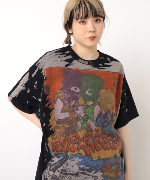 【セール】M2242 コンフューズキャラブラシブリーチＴ（Tシャツ/カットソー）｜RNA（アールエヌエー） 12,070円