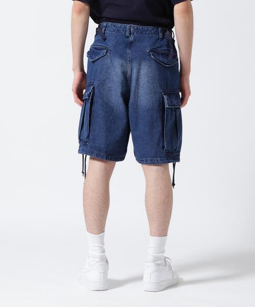 AVIREX(アヴィレックス)の「《WEB&DEPOT限定》M-65 FATIGUE DENIM SHORT PANTS / M-65 ファティーグ デニム ショートパンツ / AVIREX / アヴィレックス(デニムパンツ・メンズ・ブラック/その他6・L/M/S)」の8枚目の写真