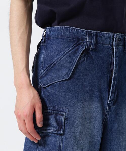 AVIREX(アヴィレックス)の「《WEB&DEPOT限定》M-65 FATIGUE DENIM SHORT PANTS / M-65 ファティーグ デニム ショートパンツ / AVIREX / アヴィレックス(デニムパンツ・メンズ・ブラック/その他6・L/M/S)」の10枚目の写真