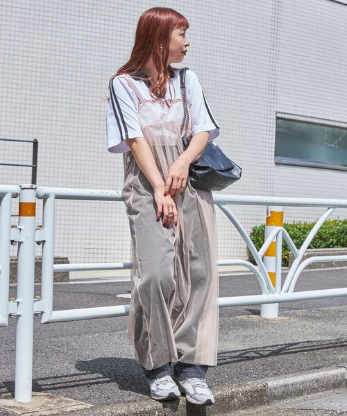PUBLUX(パブリュクス)の「PUBLUX/パブリュクス 2WAYチュールキャミワンピース WEB限定(ワンピース・レディース・ブラック/サックスブルー/ベージュ・フリ-)」の16枚目の写真