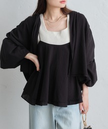 PUAL CE CIN | ガーゼキャミソールブラウス(キャミソール)