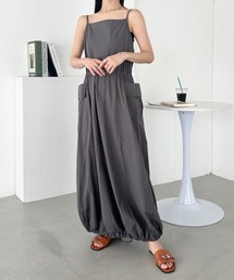 CLEA（クレア）の「バルーンスカートカーゴキャミワンピース（ワンピース）」