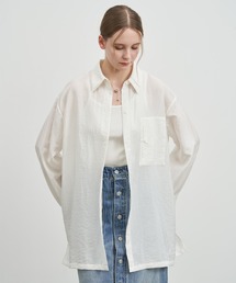 ELOOPS（イーループス）の「【ELOOPS】レイヤードカラードレープシャツ（シャツ/ブラウス）」