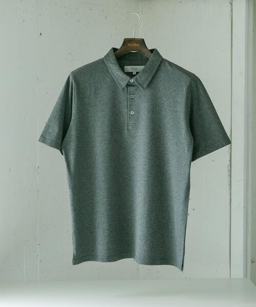 URBAN RESEARCH ROSSO MEN(アーバンリサーチロッソメン)の「『XLサイズあり』『UR TECH』汗ジミ防止ポロシャツ(ポロシャツ・メンズ・ホワイト/ネイビー/グレー/ブラック・SMALL/MEDIUM/LARGE/X-LARGE)」の3枚目の写真