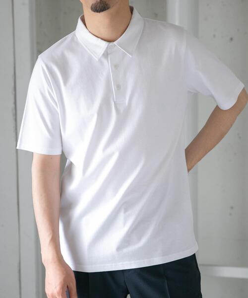 URBAN RESEARCH ROSSO MEN(アーバンリサーチロッソメン)の「『XLサイズあり』『UR TECH』汗ジミ防止ポロシャツ(ポロシャツ・メンズ・ホワイト/ネイビー/グレー/ブラック・SMALL/MEDIUM/LARGE/X-LARGE)」の9枚目の写真