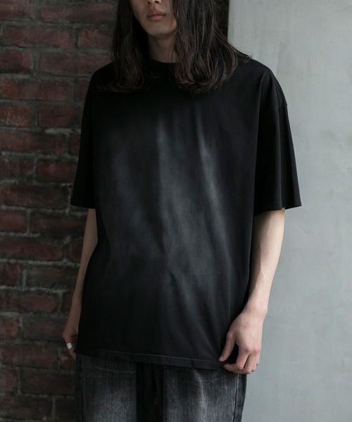 aimoha（アイモハ）の「【aimoha neo】OMBRE FADE COTTON TEE (SS)（Tシャツ/カットソー・メンズ・ブラック/ダークグレー/パープル・MEDIUM/LARGE/X-LARGE/XX-LARGE）」の6枚目の写真