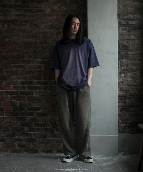 aimoha（アイモハ）の「【aimoha neo】OMBRE FADE COTTON TEE (SS)（Tシャツ/カットソー・メンズ・ブラック/ダークグレー/パープル・MEDIUM/LARGE/X-LARGE/XX-LARGE）」の14枚目の写真