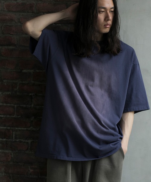 aimoha（アイモハ）の「【aimoha neo】OMBRE FADE COTTON TEE (SS)（Tシャツ/カットソー・メンズ・ブラック/ダークグレー/パープル・MEDIUM/LARGE/X-LARGE/XX-LARGE）」の16枚目の写真